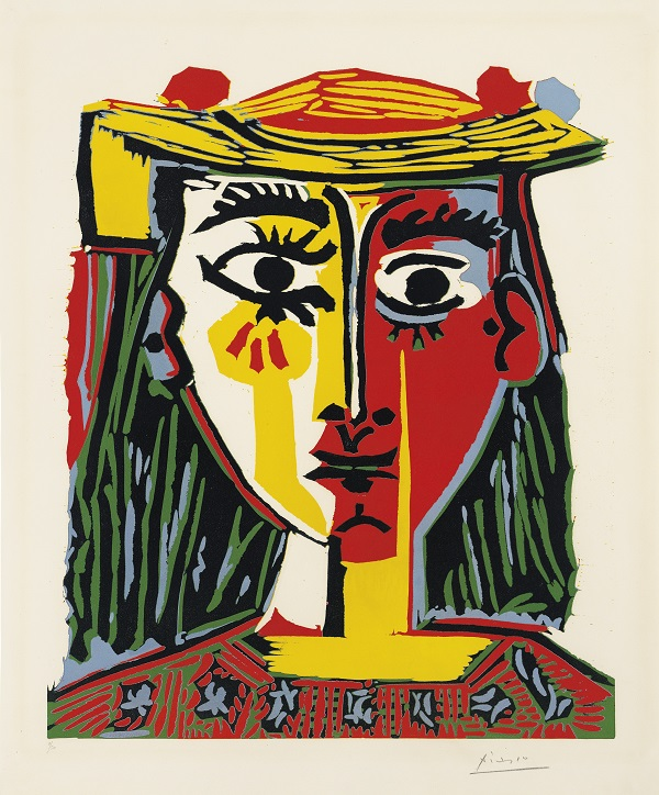 Buste de Femme au Chapeau by Pablo Picasso